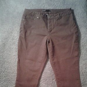 Brown jeans